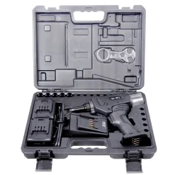 Akku Nieter Blindnietgerät | Nietgerät | GO-BR2 Hochfeste Blindniete Setzwerkzeug mit bürstenlosem Motor 18V inkl. 2 Akku, Koffer und Zubehör Arbeitsbereich ø 3,0 – 6,4 mm alle Materialien