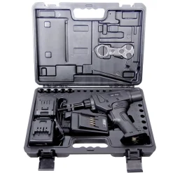 Akku-Tool GO-RN2 Akku Blindnietmuttern- & Schrauben Setzwerkzeug mit bürstemlosem Motor 18V inkl. 2 Akku, Koffer und Zubehör mit Arbeitsbereich M8 – M10 alle Materialien, M8 - M12 Aluminium und Stahl