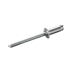 Blindnieten Aluminium/Stahl (Ø x L) 2,4 x 10,0 mm mit Senkkopf ISO15978 - Senkkopf Niete - Popniete - STANDARD