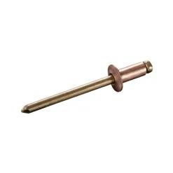 Blindnieten Kupfer Legierung/Bronze (Ø x L) 3,2 x 5,0 mm mit Flachkopf ISO16582 - Flachkopf Niete - Popniete - STANDARD