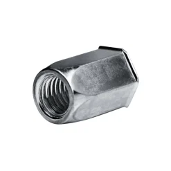 Blindnietmutter - Nietmutter - M10 Stahl verzinkt (Ø x L) 13,0 mm x 24,0 mm kleiner Senkkopf Sechskantschaft Schaftende offen Einziehmutter Einnietmuttern - GO-NUT