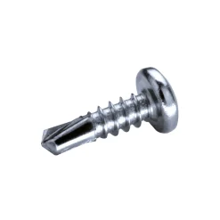 Bohrschrauben Linsenkopf (Ø x L) 4,8 x 16,0 mm Edelstahl A1 DIN7504SQ Werksnorm Linsenkopf Innenvierkant - Selbstbohrende Schraube - Selbstschneidende Bohrschraube - Selbstbohrschrauben