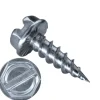 Drillschrauben (Tapits) mit Sperrverzahnung (Ø x L) 4,8 x 25,0 mm Stahl verzinkt Sechskant Außensechskant / Längsschlitz - Selbstbohrende Schrauben - Selbstschneidende Bohrschrauben