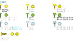 Drillschrauben (Tapits) mit Sperrverzahnung (Ø x L) 4,2 x 19,0 mm Stahl verzinkt Sechskant Außensechskant / Längsschlitz - Selbstbohrende Schrauben - Selbstschneidende Bohrschrauben