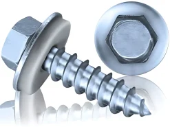 FBS/A Fassadenbauschrauben Stahl verzinkt mit EPDM Scheibe S16 A (Ø x L) 6,5x19 mm