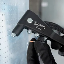 GO-3 - Hand Blindnietsetzgerät Blindniet Handzange - Arbeitsbereich ø 2,4 - 4,8 mm - Nietzange - Nietenzange - Blindnietzange