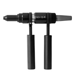 GO-12-R - Zweihand-Blindniet Ratsche - Hand Blindnietsetzgerät - Arbeitsbereich ø 3,0/3,2/4,0/4,8/5,0/6,0/6,4 mm - Blindniet Handzange - Nietzange - Nietenzange - Blindnietzange