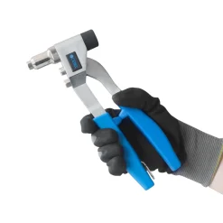 Hand Blindnietsetzgerät GO-4-R Blindniet Handzange - Arbeitsbereich Stahl und Aluminium ø 2,4 - 4,0 mm - Nietzange - Nietenzange - Blindnietzange