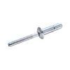 Hochfeste Blindnieten Aluminium/Aluminium (Ø x L) 9,8 x 21,3 mm mit Flachkopf - Niete mit gerilltem Nietdorn - Hochfeste Nieten - GO-LOCK