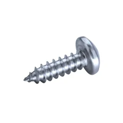 Linsenblechschrauben (Ø x L) 4,2 x 13 mm Stahl verzinkt GOEBEL silber GL Linsenkopf Phillips-Kreuzschlitz PH DIN7981 ISO7049 Werksnorm – Linsenkopfschrauben - Blechschrauben